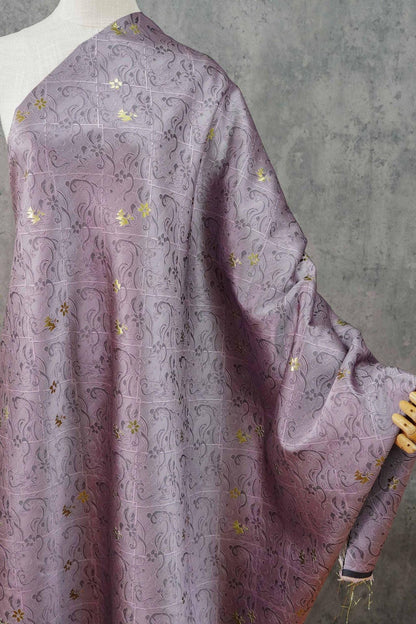 Gold Floral Jacquard Fabric: Chinese Ma-mian Skirt Material - DIY Sewing