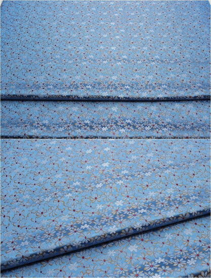 Tissu brocart de soie à motif marguerite : tissu de mariage chinois