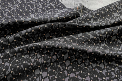 Tissu jacquard brocart ondulé rétro - Matériel de couture à motifs floraux