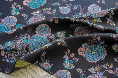 Brocade Jacquard Fabric: Retro Palace Style, Upholstery & Costume - By The Meter