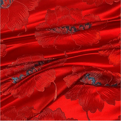 Nylon Peony Brocade Fabric: Upholstery, Dress, Quilting - By The Meter