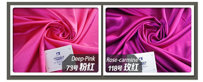 Satin Silk Fabric: 59" Wide Solid Colors, Dress & Craft Fabric