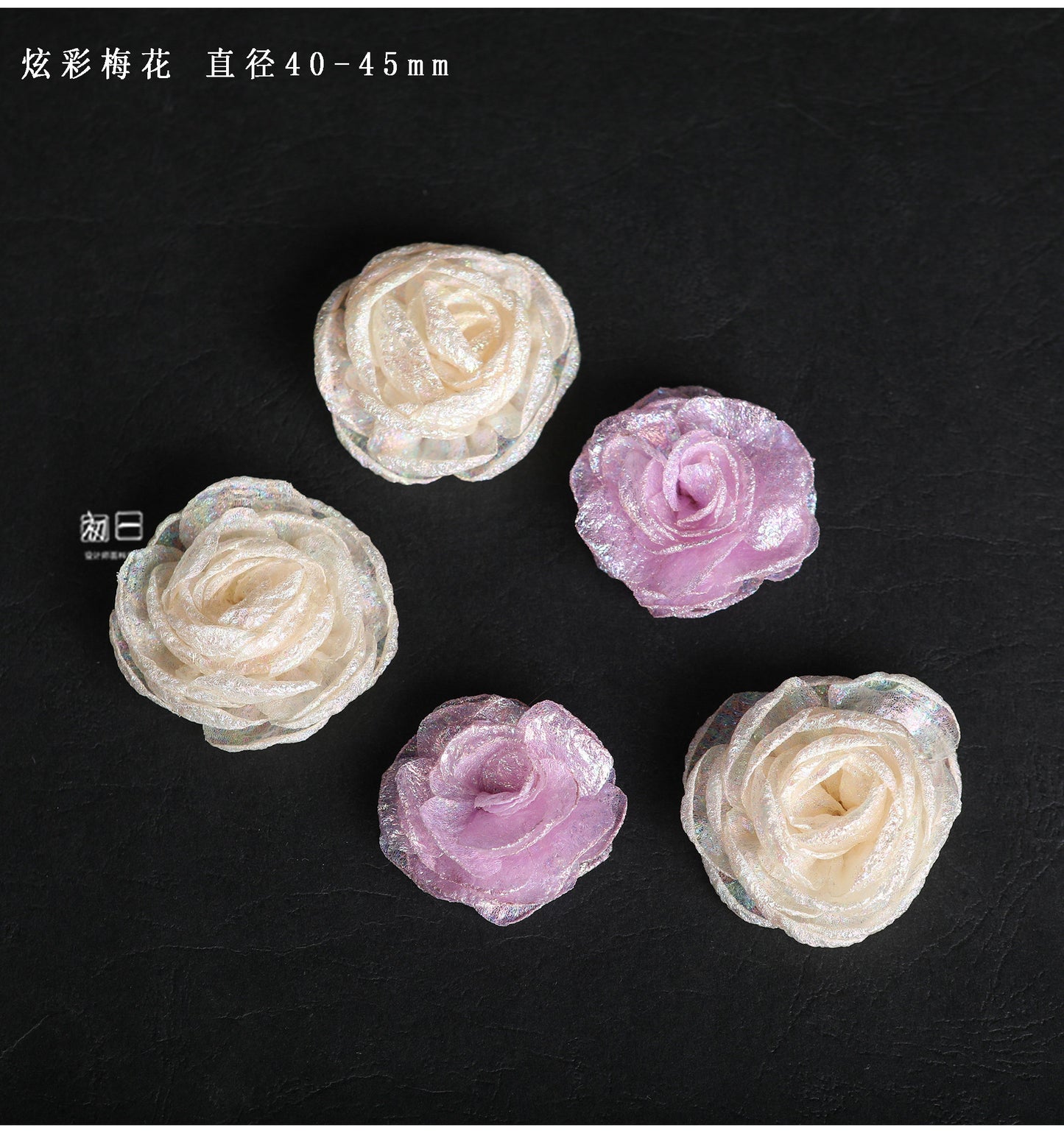 Handmade Organza Flower: 3D Wedding Dress Accessory