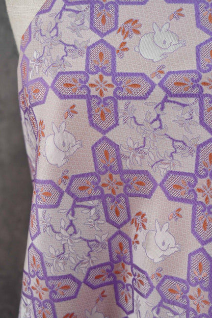 Song Brocade Woven Vest Fabric ��� Traditional Chinese Jacquard Material for Clothing & Craf"Wide