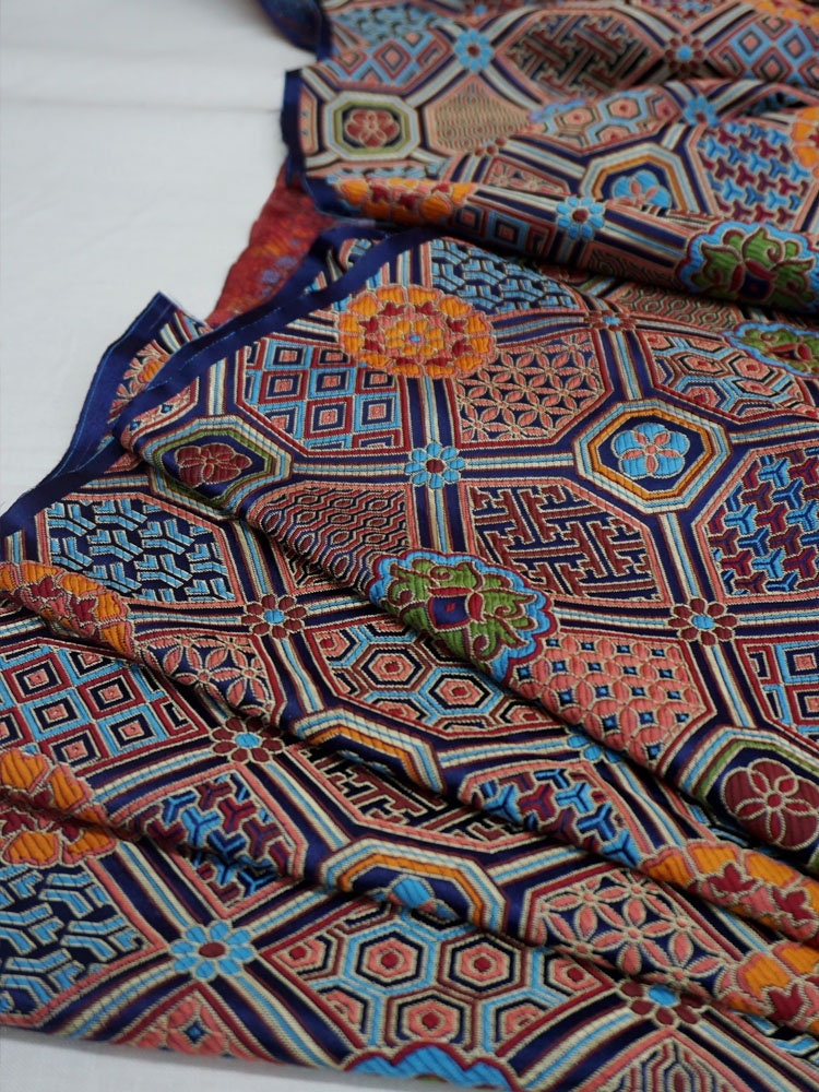Chinese Brocade Fabric: Mongolian Gown, Tibetan Robe Decoration