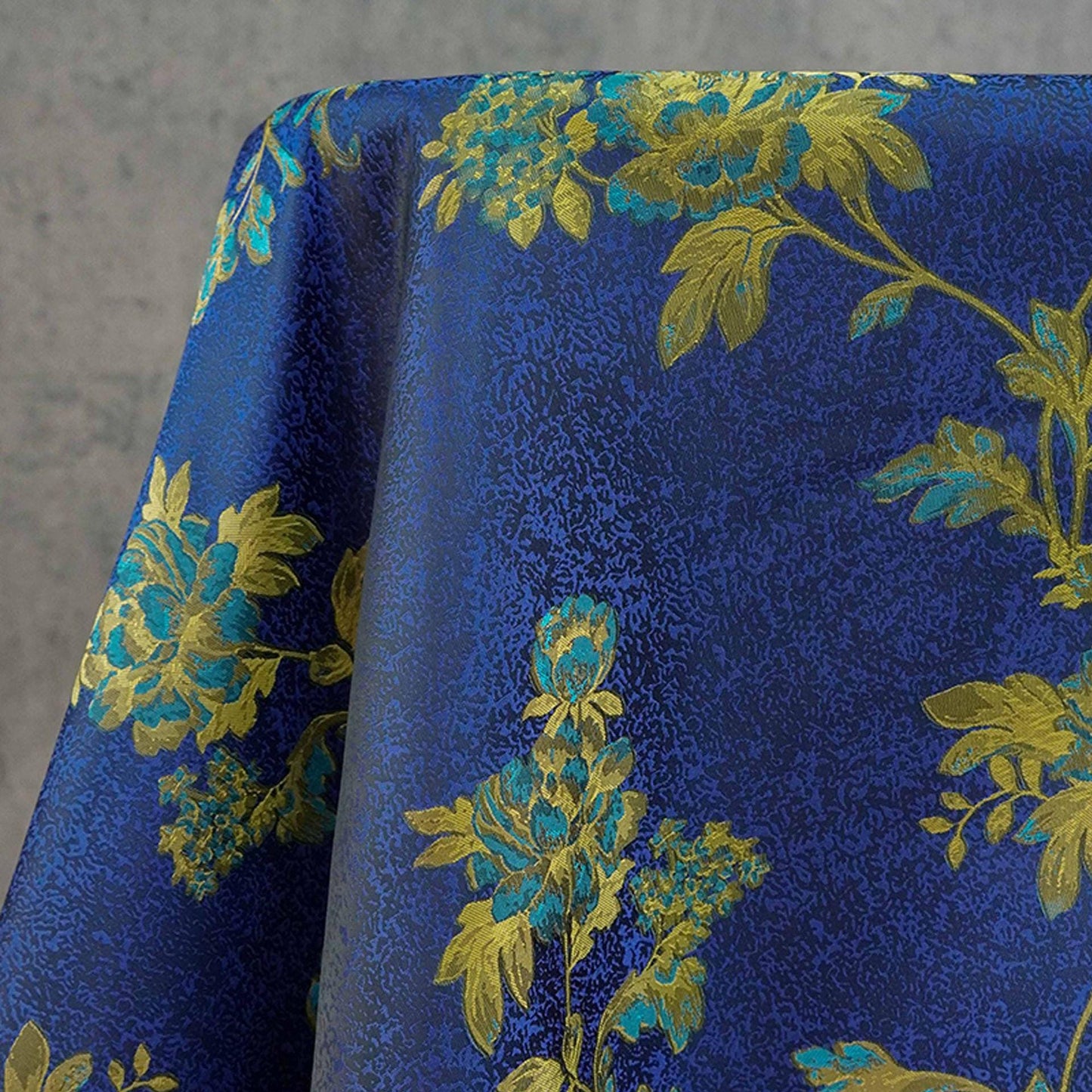 Tissu brocart jacquard à motifs floraux : robe, qipao, décoration intérieure (168 cm de large, polyester, vendu au mètre)
