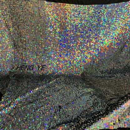 Sequin Fabric Backdrop: 50"W Polyester Party Decor
