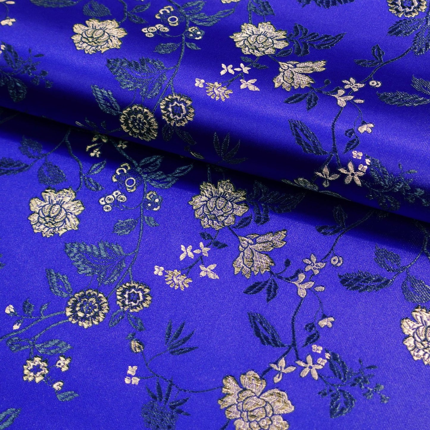 Floral Brocade Fabric: 45" Wide Rayon Nylon Blend