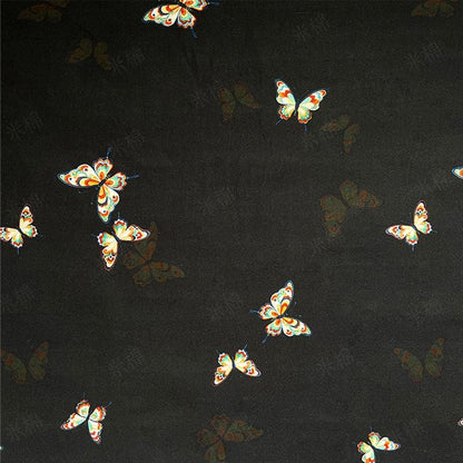 Butterfly Dance Print Fabric: 100% Cotton Quilting & Sewing Material, 55"W