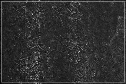 Gold & Black Jacquard Fabric: 3D Running Water Texture (55"w)