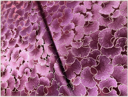 Ginkgo Biloba Brocade Fabric: Chinese Cheongsam Cushion Fabric (29.5"W)