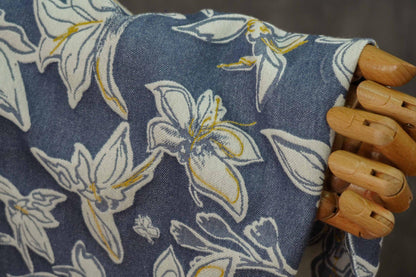 Jacquard Denim Fabric: 3D Reverse Design, Upholstery Sewing Material, 52"