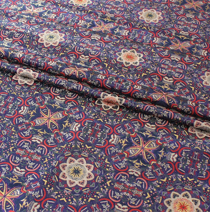 Exotic Thangka Pattern Brocade Fabric: Tibetan Jacquard Satin