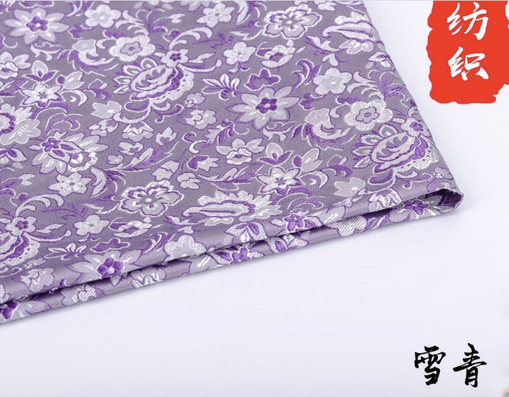 Floral Brocade Fabric: 59" Wide Rayon for Cheongsam, Qipao & Home Decor