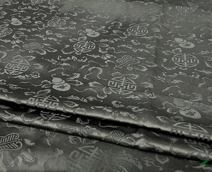Jacquard Fabric: Eight Immortals Antique Design, 50"W Cotton Rayon Blend