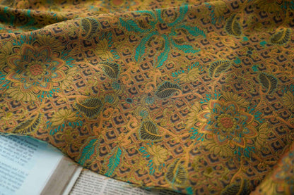 Tissu jacquard damassé tibétain : décoration bouddhiste, costumes, ameublement