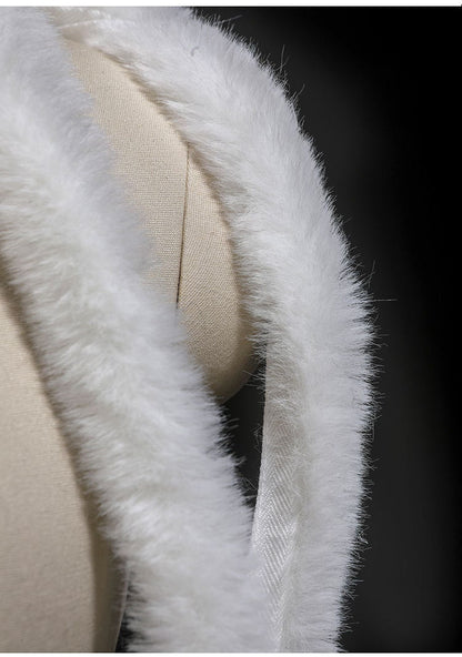 Faux Rabbit Fur Fabric Trim: 5.5cm Wide, DIY Crafts by the Yard