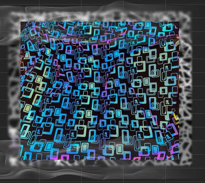 Reflective Checkered Fabric: Laser Color-Changing Polyester, DIY Sewing