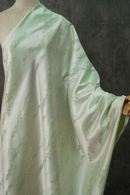 Gold Thread Jacquard Fabric: Pavilion 3D Upholstery & Costume Fabric