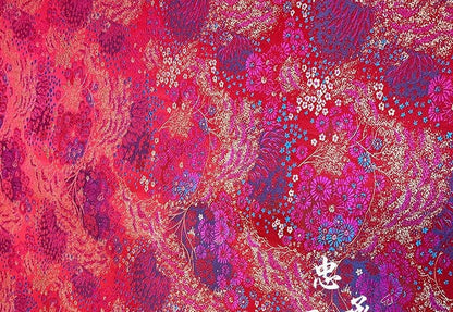 Galaxy Silk Brocade Fabric: 35" Wide Chinese Sewing Material - Poppylollipop