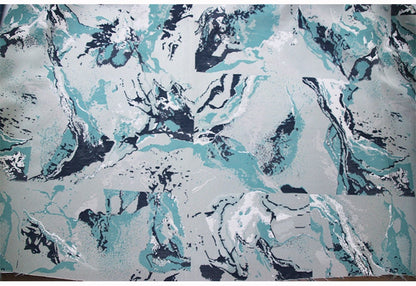 Modern Jacquard Fabric: Abstract Print Polyester, 1 Meter