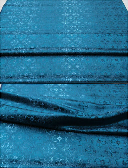 Plain Chinese Silk Brocade Fabric: Upholstery, Costume, Decor