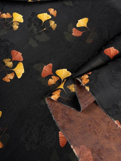 Ginkgo Rayon Shantung Fabric: Colorful Upholstery, Costume, & Decor
