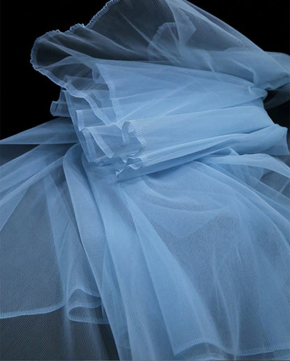 Pleated Organza Fabric: Stiff Texture Designer Material, 62" Wide