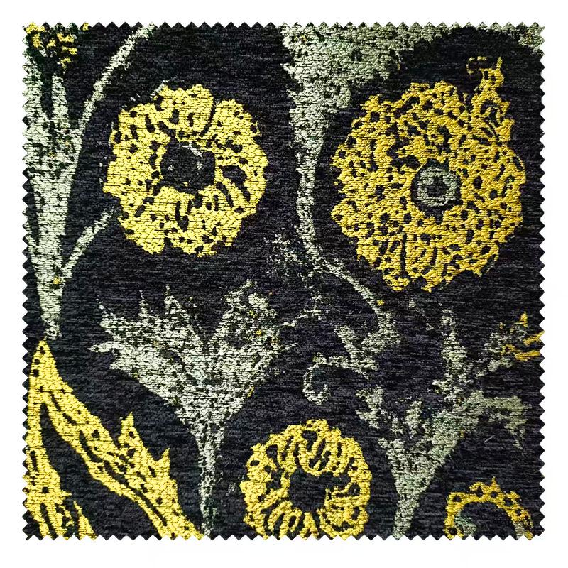 Sunflower Velvet Chenille Fabric ��� Thick Upholstery & Craft Materi" Wide