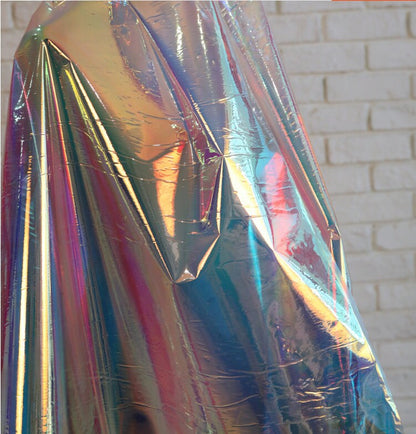 Tissu TPU holographique : Tissu Symphony Laser imperméable, largeur 55 pouces