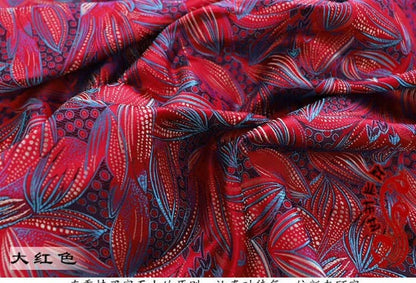 Lily Brocade Fabric: 45" Wide Silk Satin Hanfu Cosplay