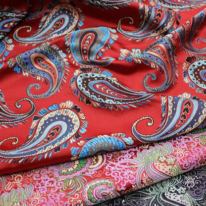 Coussin Cheongsam en brocart de soie chinois tissé damas à motif de queue de phénix