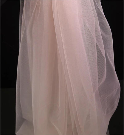 Tissu en maille transparente rouge ��" Gaze de polyester large
