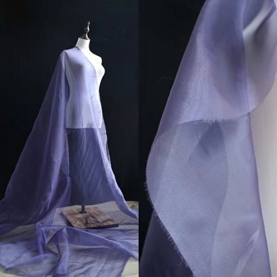 Crystal Yarn Organza Fabric: Water Light Mesh, Wedding Dress, Hanfu, Doll Making