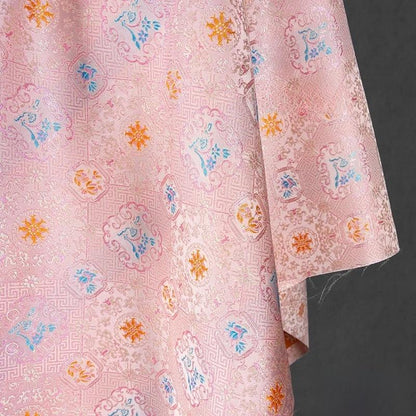 Song Brocade Fabric: Bada Xifeng Silk Blend, Upholstery, Costume, Decor