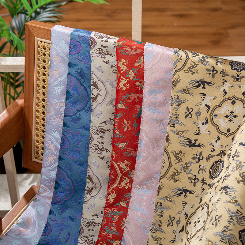 Forbidden City Brocade Fabric: 59" Wide Silk Rayon Blend