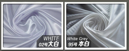 Tissu satin de soie : 53 couleurs, 150 cm de large, tissu de luxe pour robes