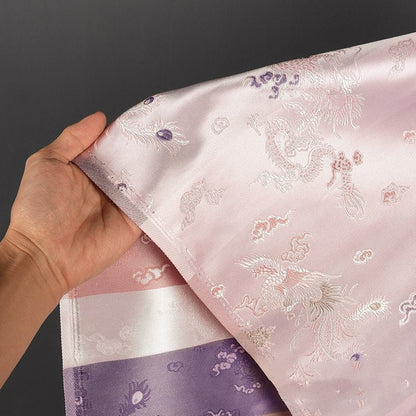 Dragon & Phoenix Brocade Fabric: Auspicious Upholstery, Costume, Decor