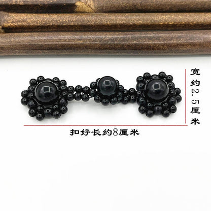 Boutons grenouille en imitation perle : Fermetures nœud chinois Cheongsam