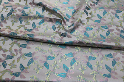 Butterfly Brocade Fabric: Silk Rayon Jacquard, Home Decor Cloth