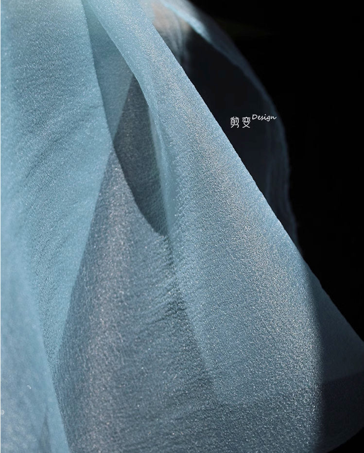 Tissu en maille blanche transparente, polyester doux au toucher, 150 cm de large, vendu au mètre