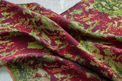 Gold Thread Abstract Jacquard Fabric: Luxury Upholstery, Dressmaking (63"W, Per Meter)