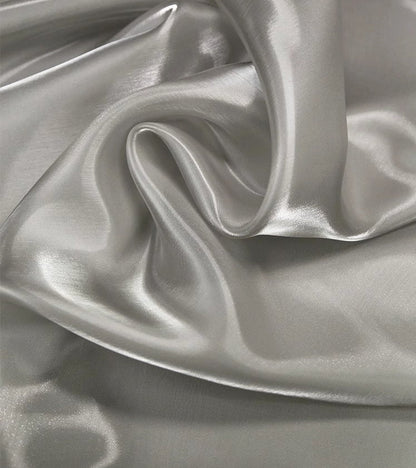 Water-Shine Silk Satin Fabric: Metallic Luster, 57" Wide
