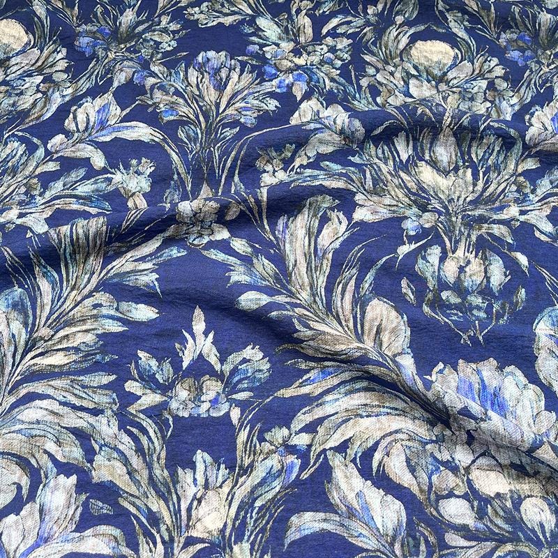 Bohemian Printed Cotton Tablecloth: 59" Wide Sustainable Fabric