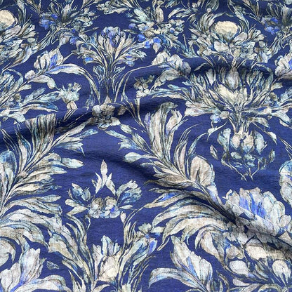 Bohemian Printed Cotton Tablecloth: 59" Wide Sustainable Fabric