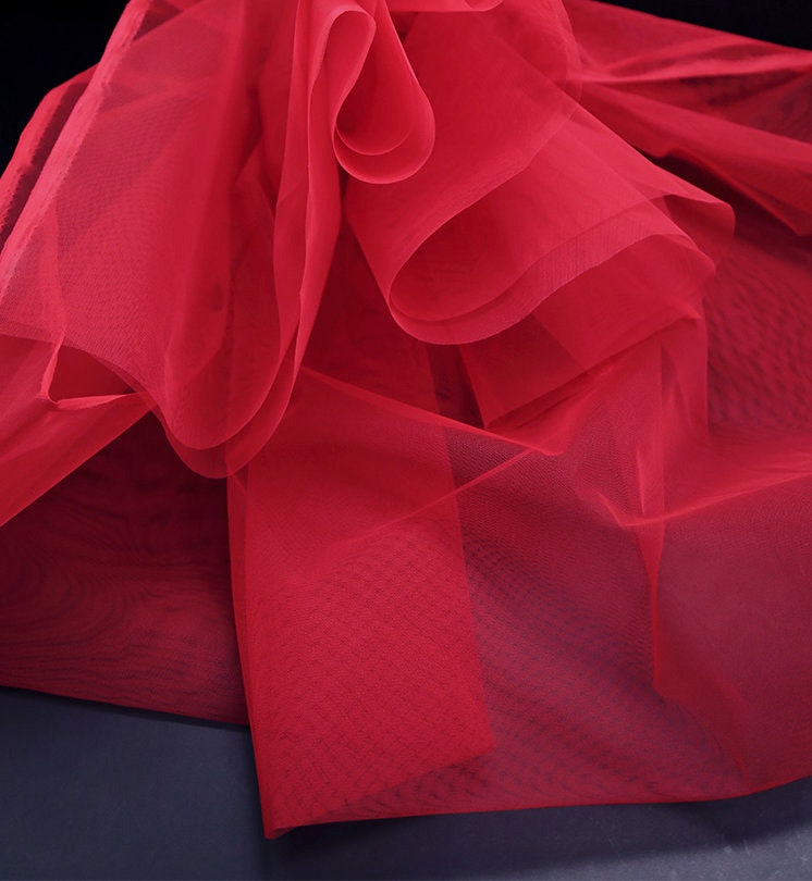 Stiff Organza Fabric: 62" Wide, DIY Wedding & Gown Material