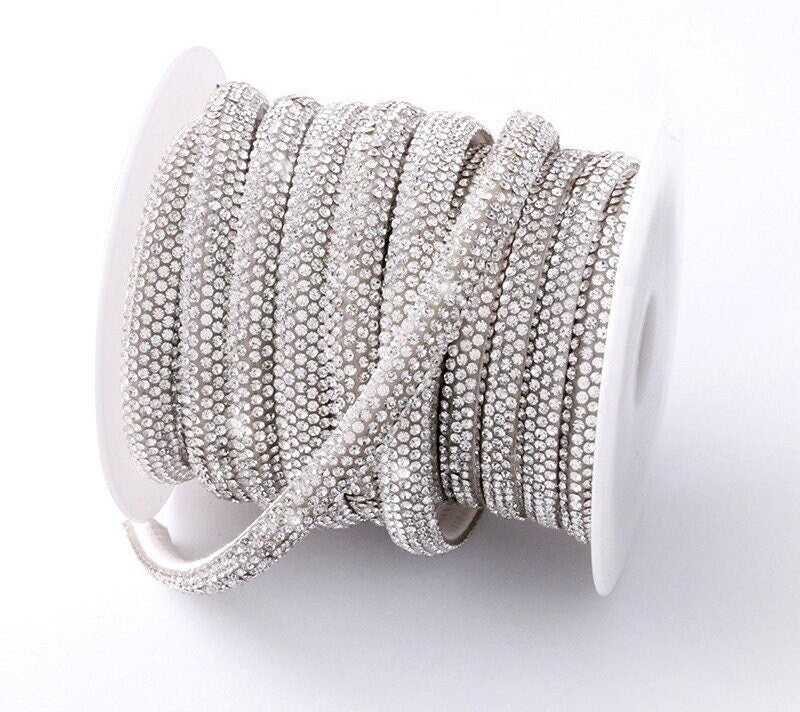 Rhinestone Decorative Belt: DIY Shoes/Bag Accessory (1 Meter)