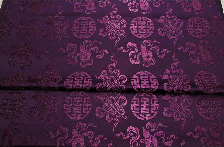 Chinese Brocade Fabric: Jacquard Silk Rayon Blend, Mongolian Gown Fabric