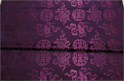 Chinese Brocade Fabric: Jacquard Silk Rayon Blend, Mongolian Gown Fabric