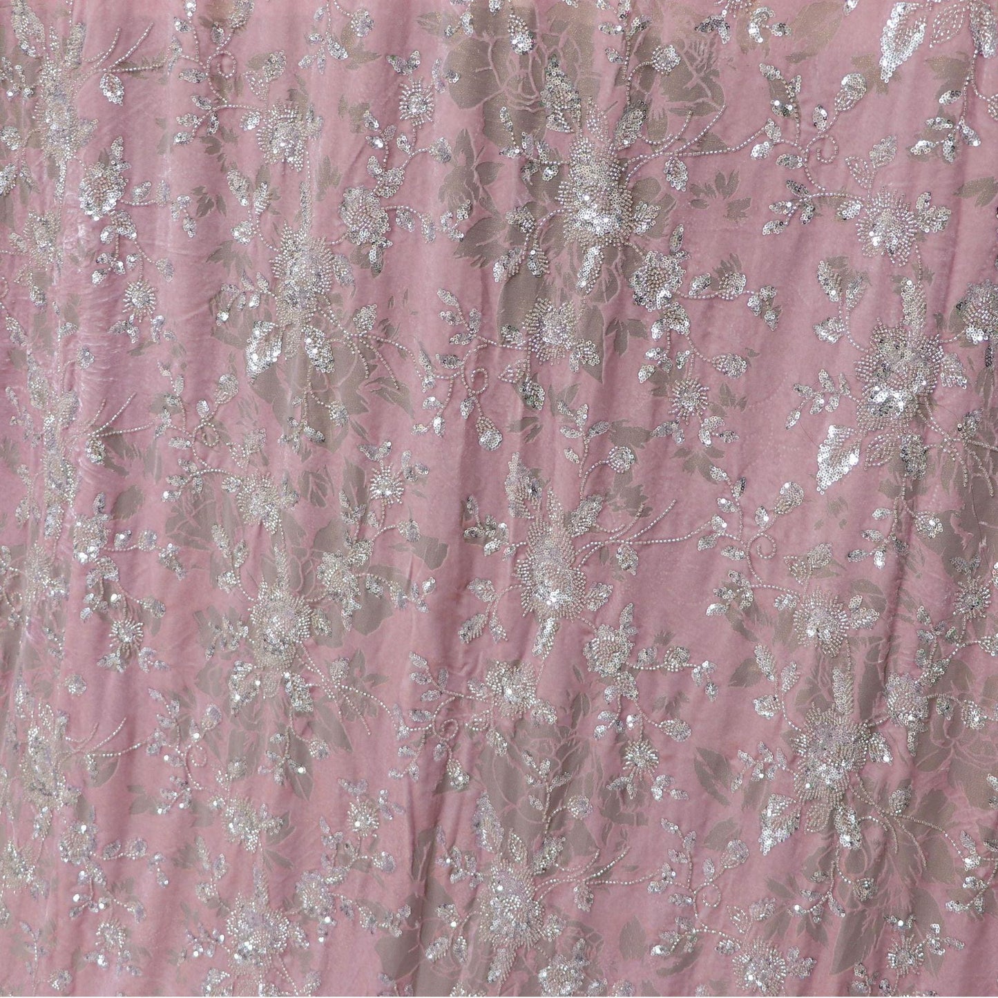 Tissu jacquard en velours brodé : matériau pour robe de bal de 140 cm de large